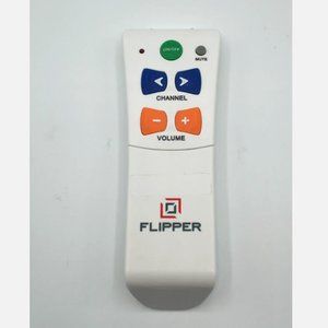 Flipper Big Button Universal Remote Control - V9.2 with Printed Instructions